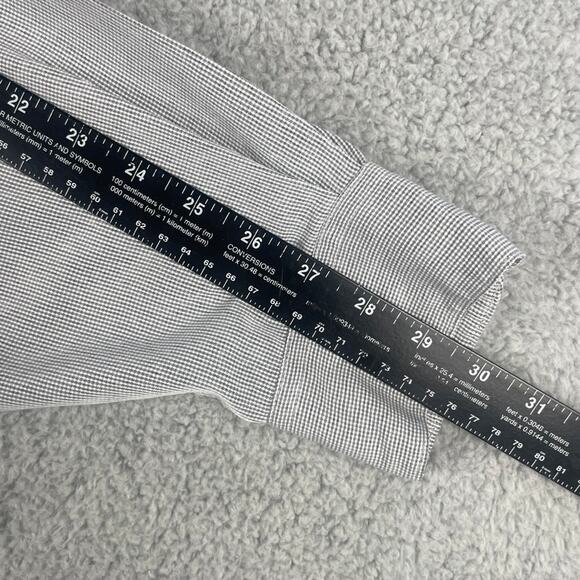 Daniel Hechter Men's 17.5-32/33 Blue 100% Polyester Long Sleeve Button Up Shirt - Picture 11 of 16